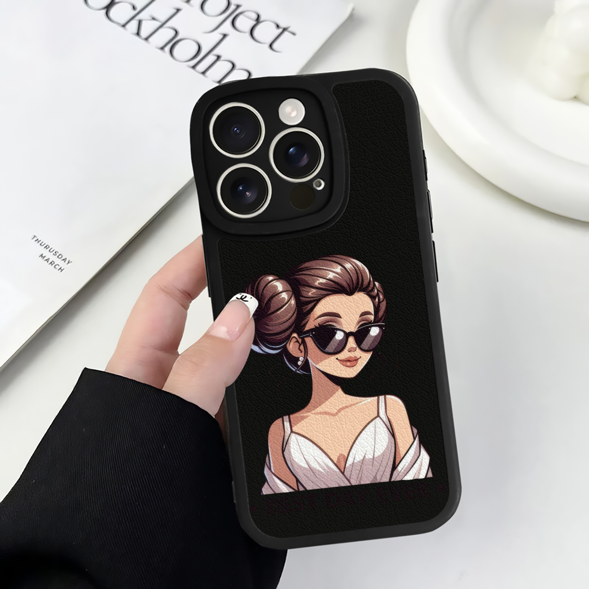 （画像用） スター・ウォーズ Star Wars 【iPhone 16シリーズ対応】シリコンスマホケース（レザー調） 材質：シリコン